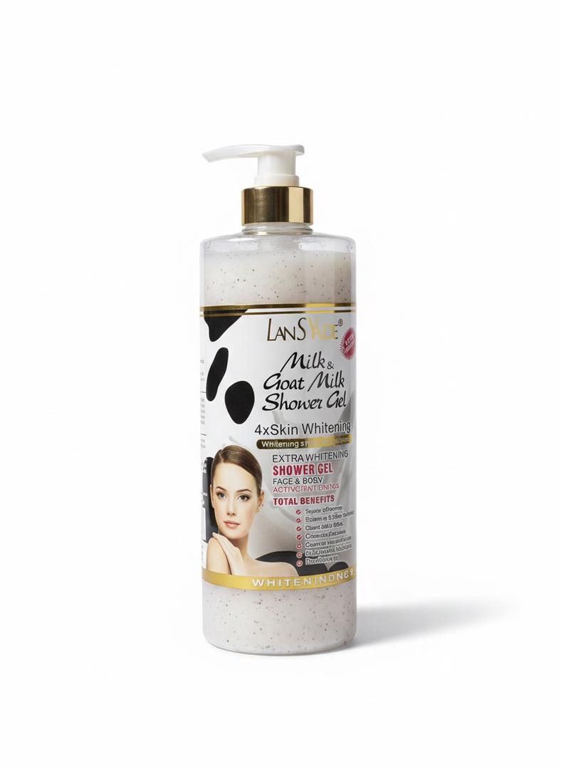 LANSYADE GOAT MILK AND WHITENING SCRUB SHOWER GEL