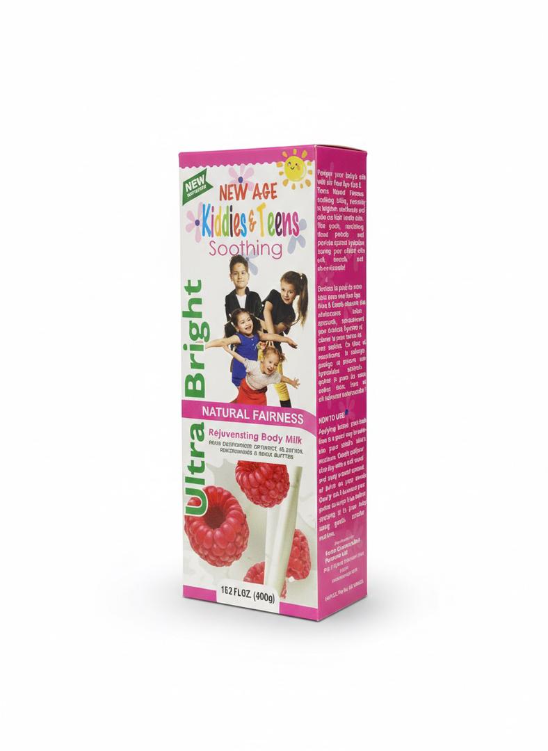 ULTRA BRIGHT NEW AGE KIDDIES AND TEENS LOTION