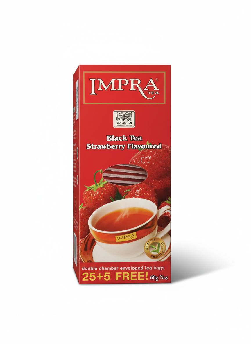 BLACK TEA STRAWBERRY FLAVOUR