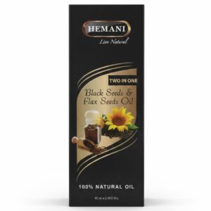 TWO IN ONE BLACK SEEDS AND FLAX SEEDS OIL