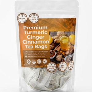 TUMERIC, GINGER CINNAMON TEA BAGS